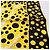 Sciarpa Louis Vuitton LV x YK Carre Infinity Dot Yayo Kusama Nero Bianco Giallo - vista 4