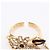 Anillo Louis Vuitton LV Windsor Fleur Negro Dorado - vista 5
