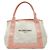 Borsa a mano Balenciaga Navy Cabas S Rosa Crudo