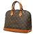 Sac à main Louis Vuitton Monogram Alma PM Marron - vue 2