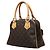 Louis Vuitton Monogram Manhattan PM Handtasche Braun - Ansicht 2