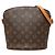 Bolso bandolera Louis Vuitton Monogram Druot Castaño