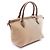 Sac à main 2-Way Prada LOGO JACQUARD Marron Beige - vue 2