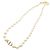 Collar Christian Dior 30 Montaigne Blanco Dorado - vista 2