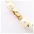 Collar Christian Dior 30 Montaigne Blanco Dorado - vista 6