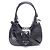 Sac à main Prada MOON noir en nylon et cuir