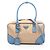 Prada RE-EDITION 1978 RE-NYLON Borsa a mano media con doppio manico Blu Beige