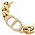 Christian Dior CD Logo Halskette Golden