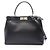Fendi Peekaboo Regular 2-Way Handtasche Schwarz