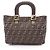 Fendi Zucca Tote Bag braun Leder und Canvas
