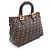 Fendi Zucca Tote Bag braun Leder und Canvas - Ansicht 2