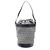 Fendi Zucchino Schultertasche Braun Marineblau