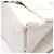 Borsa a mano 2-Way Hourglass Small Balenciaga in denim bianco - vista 6