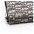 Cartera bi-fold Christian Dior Dior Oblique Beige Azul marino - vista 8