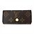 Estuche para llaves Monogram Louis Vuitton Castaño