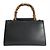 Bamboo Borsa a mano Gucci Nymphaea con manico in bambù Nero - vista 2