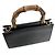 Bamboo Borsa a mano Gucci Nymphaea con manico in bambù Nero - vista 5