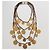 Kenneth Jay Lane Collana a monete multi-filo con perline color oro D'oro - vista 5
