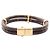 Bracelete Louis Vuitton Keep It Twice Monogram Marrom Dourado - vista 2