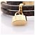 Bracelete Louis Vuitton Keep It Twice Monogram Marrom Dourado - vista 6