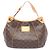 Louis Vuitton Galliera PM Monogram Schultertasche Braun