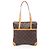 Bolso de hombro Louis Vuitton Coussin GM Monogram Castaño