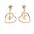 Louis Vuitton My LV Heart Drop Ohrringe Golden - Ansicht 2
