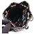 Zaino/Borsa Chanel Matelassé in pelle di agnello nera Nero - vista 3