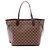 Bolso tote Louis Vuitton Neverfull MM Damier Ebene Castaño