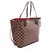 Bolso tote Louis Vuitton Neverfull MM Damier Ebene Castaño - vista 2