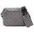 Bolso de hombro Louis Vuitton Trio Messenger Monogram Shadow Castaño