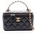 Bolso Vanity Chanel Matelassé Negro