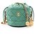 Timeless Borsa mini bucket Chanel Matelassé con coulisse in Green Verde