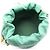 Timeless Borsa mini bucket Chanel Matelassé con coulisse in Green Verde - vista 3