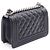 Borsa a tracolla Chanel Boy Small in nero - vista 2