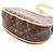 Borsa a tracolla Louis Vuitton Menilmontant MM Marrone Monogramma - vista 9