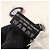 Stola in seta Chanel Coco Mark Logo Marrone Nero Crudo - vista 3