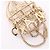 Spilla Chanel Coco Mark Motivo Gabbia per Uccelli D'oro - vista 5
