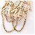 Spilla Chanel Coco Mark Motivo Gabbia per Uccelli D'oro - vista 6