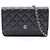 Chanel Matelassé Schwarze Schultertasche