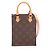 Louis Vuitton Petite Sac Plat Monogram Handtasche Braun Monogramm