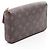 Borsa a tracolla Louis Vuitton Pochette Felicie Monogram Fuchsia Marrone Fuschia Monogramma - vista 2