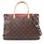 Borsa a mano 2 in 1 Louis Vuitton Pallas Monogram Cerise Marrone Rosso Fuschia Monogramma