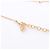 Colar Petit Louis Vuitton com strass Dourado - vista 4