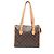 Borsa Tote Louis Vuitton Popincourt Au Marrone Monogramma