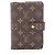 Billetera bi-fold Monogram Louis Vuitton Castaño Monograma