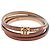 Brazalete Loewe Anagram Twist Castaño