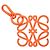 Loewe Anagram Taschenanhänger Orange - Ansicht 2