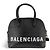 Balenciaga Logo Ville Leather Small Nero