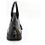 Balenciaga Logo Ville Leather Small Nero - vista 3